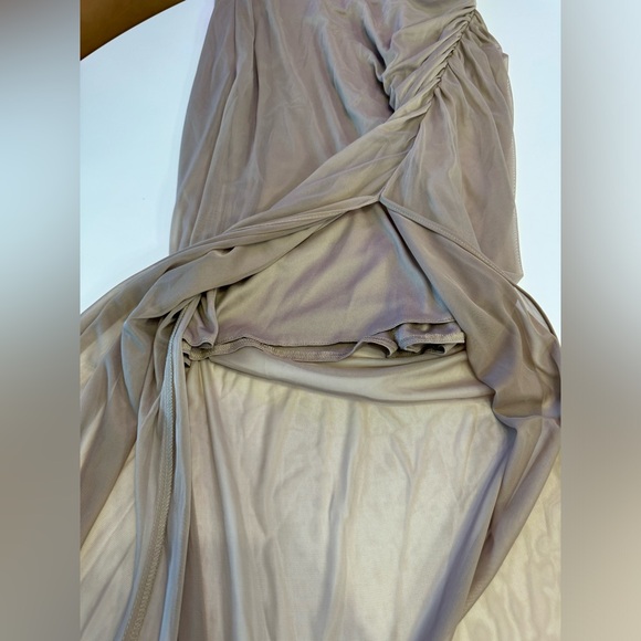 Azazie Taupe Dress (A6) worn once for a wedding ! - Picture 5 of 15